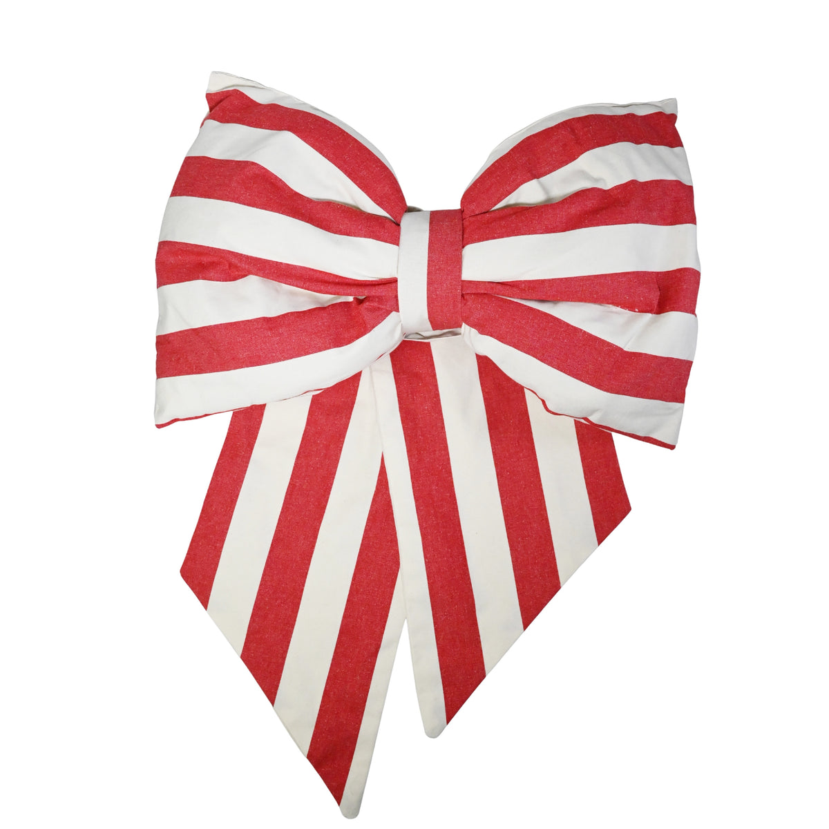 Large Devon Stripe Peony Bow