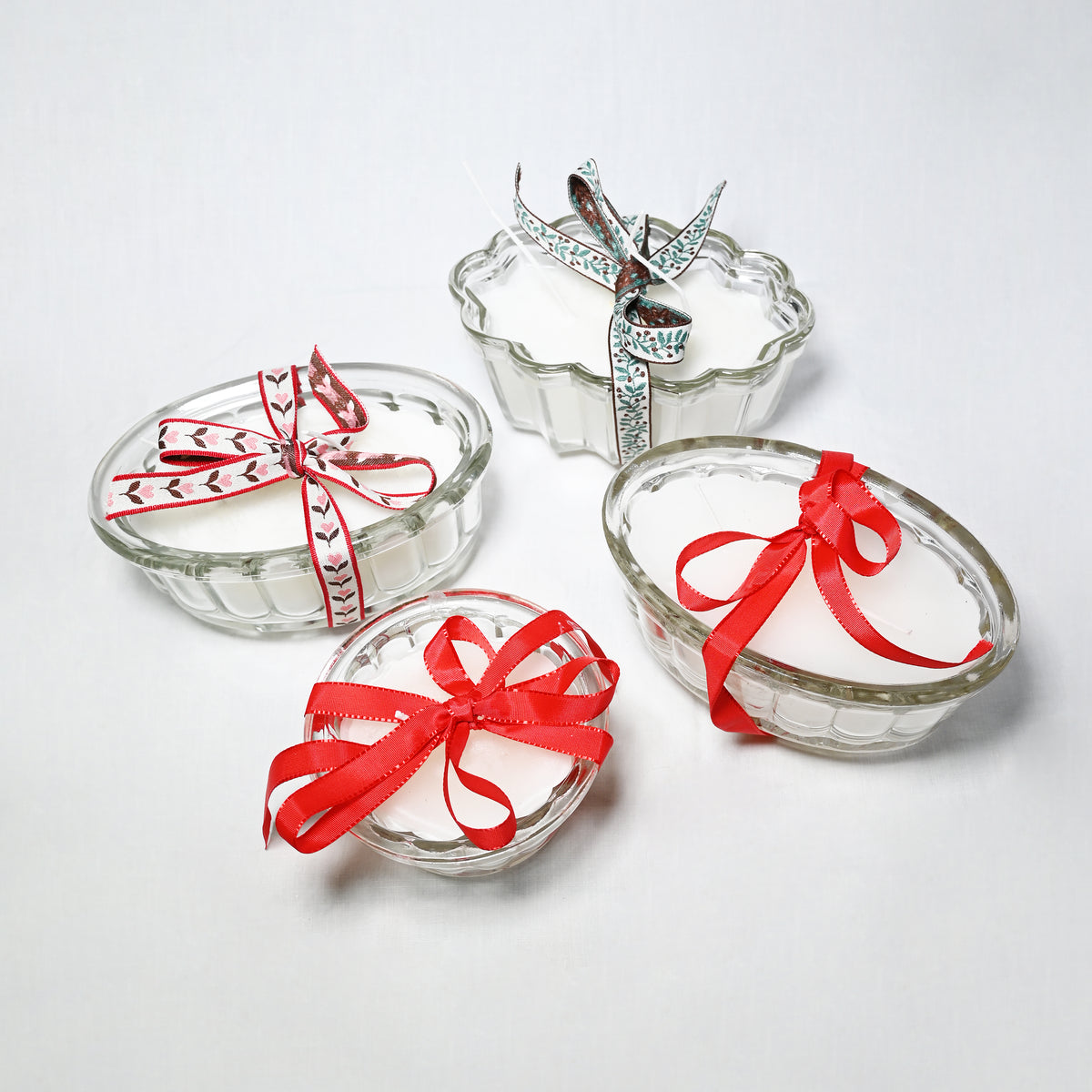Glass Jelly Mould Candles