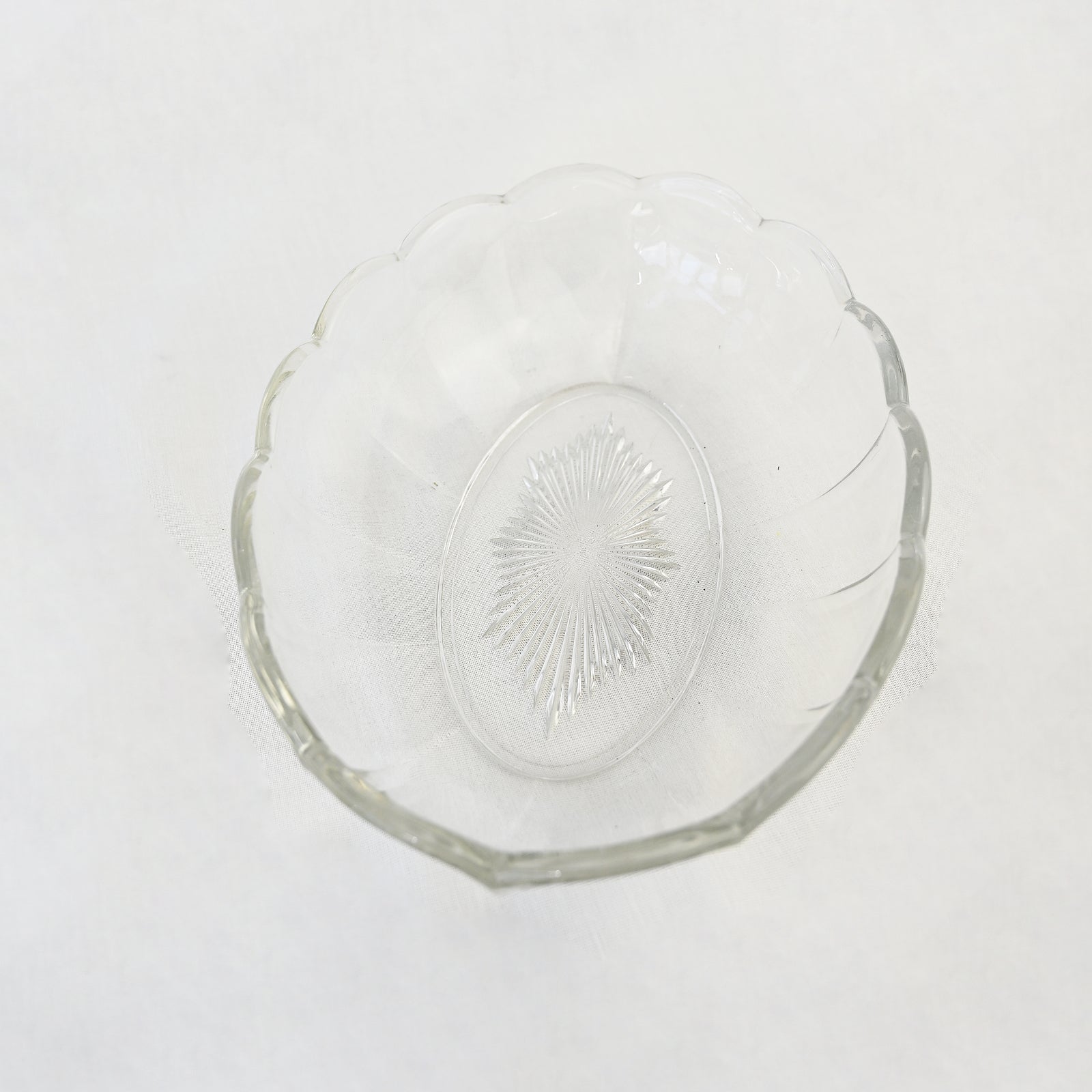 Medium Oval Glass Bowl