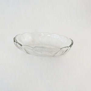 Small Oval Glass Bowl