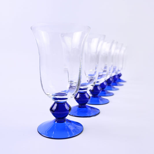 Cobalt Blue Short Glasses set