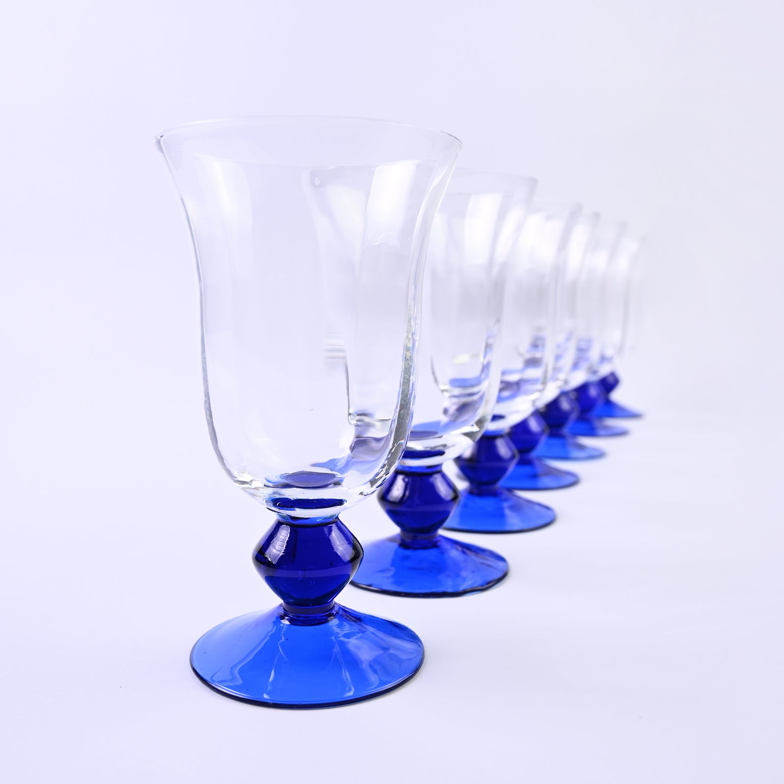 Cobalt Blue Short Glasses set