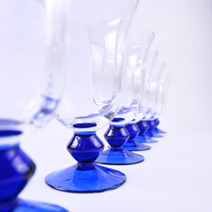 Cobalt Blue Short Glasses set