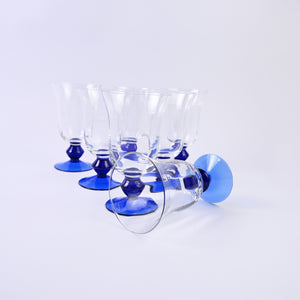 Cobalt Blue Short Glasses set