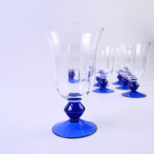 Cobalt Blue Short Glasses set