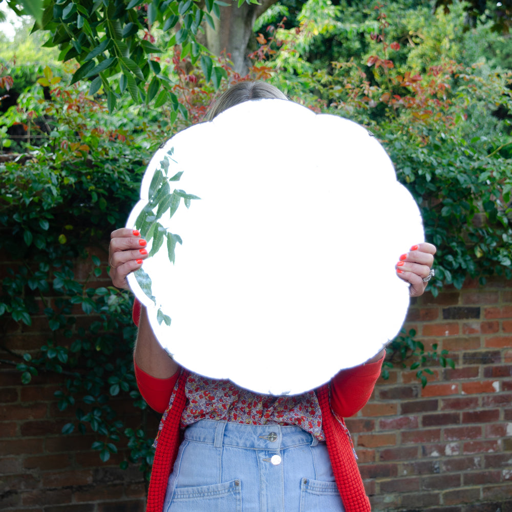 Art Deco Scalloped Mirror