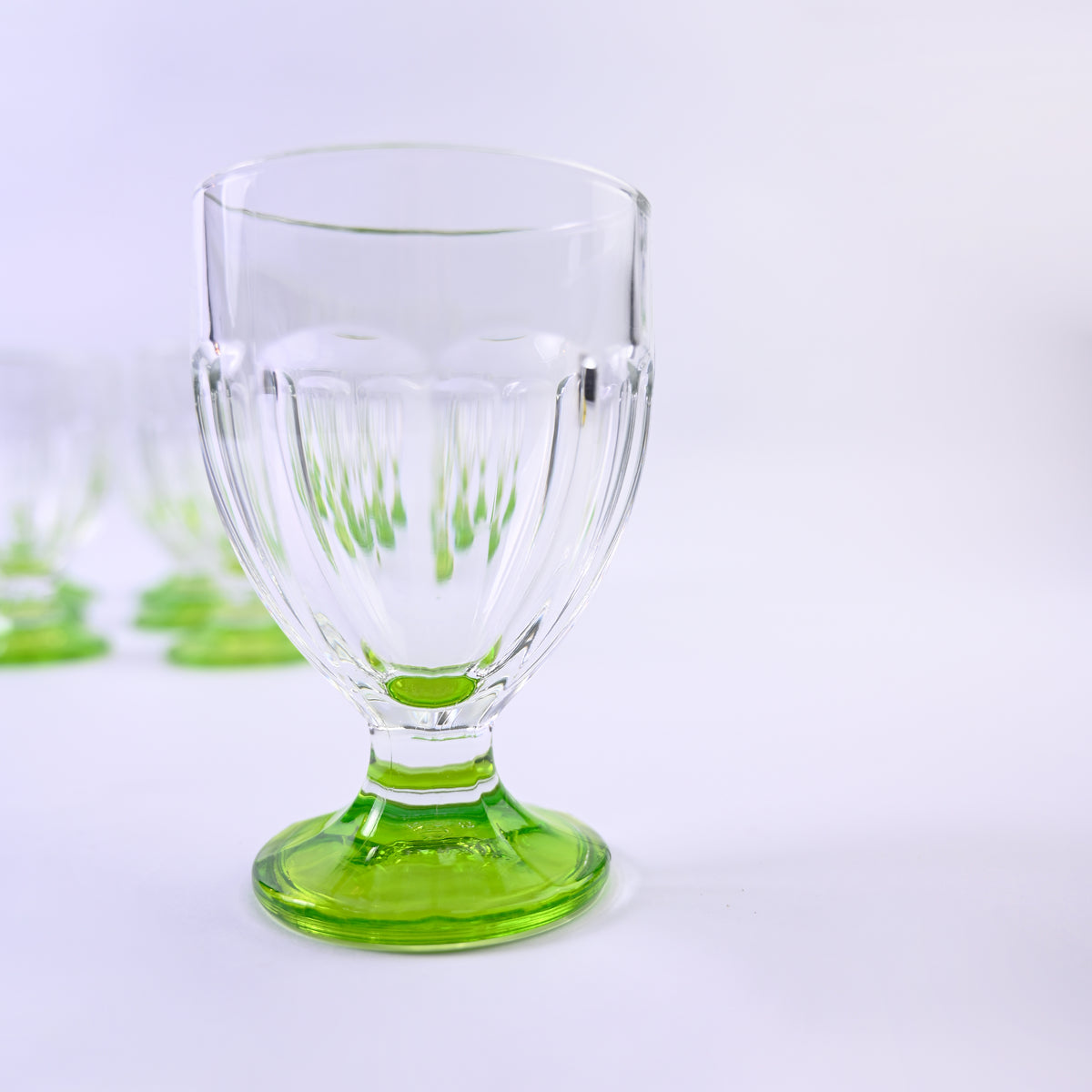 Acid Green Glasses Set