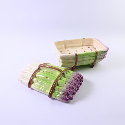 Asparagus Serving Bowl and Draining Tray