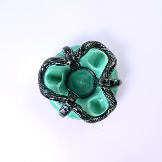 Molded Rope Ceramic Ashtray