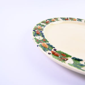 Assorted Collection Of Hand Painted Botanical Plates