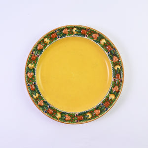 Large Handpainted Yellow Plate