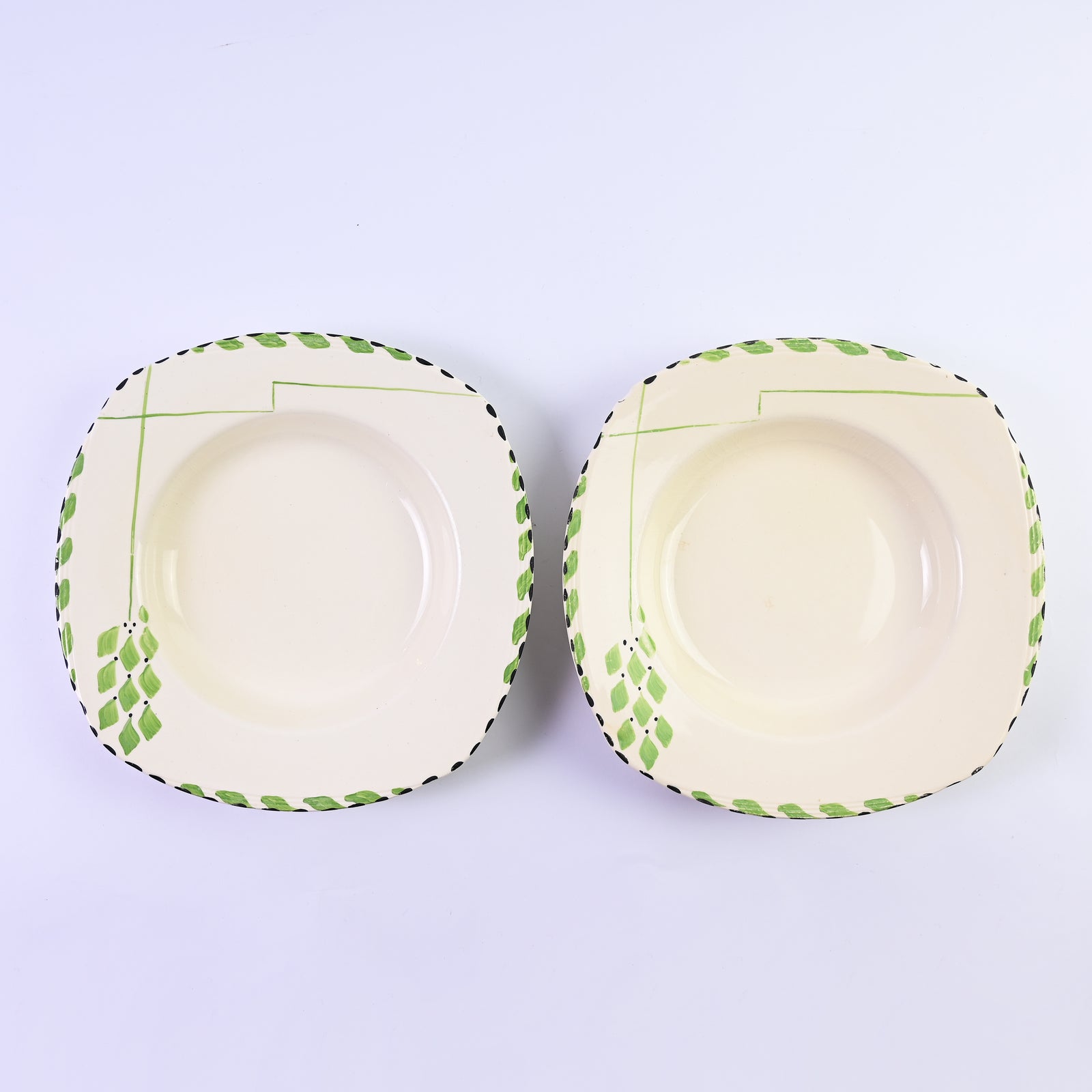 Handpainted Art deco collection