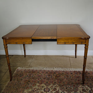 19th Century Elegant French Faux Bamboo Table