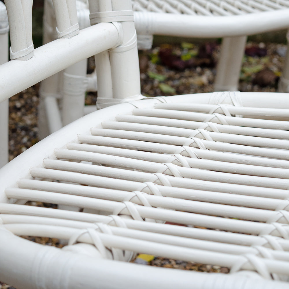 Elegant Set of 4 Cathedral style Bamboo Orangery Chairs