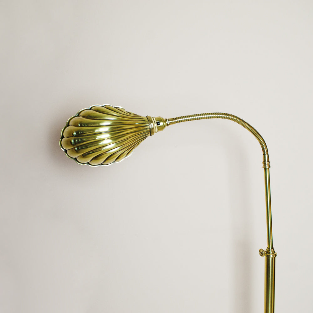 Art Deco Large Clam Floor Lamp