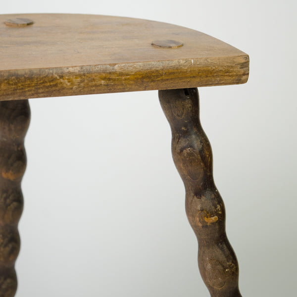 French Rustic Bobbin Stool - Rock the Heirloom