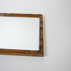 Charming Bamboo Framed Mirror
