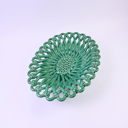 Large Lattice Oval Bowl