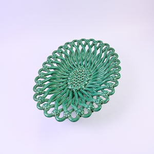Large Lattice Oval Bowl