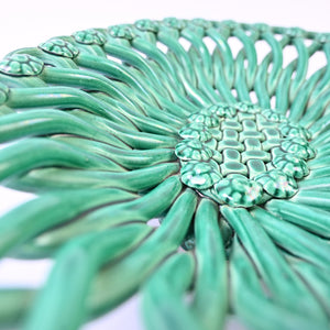 Large Lattice Oval Bowl