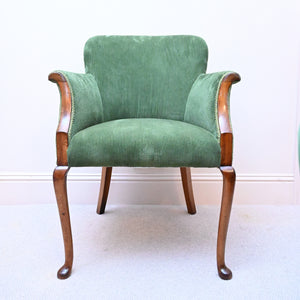 Green Corduroy Chair