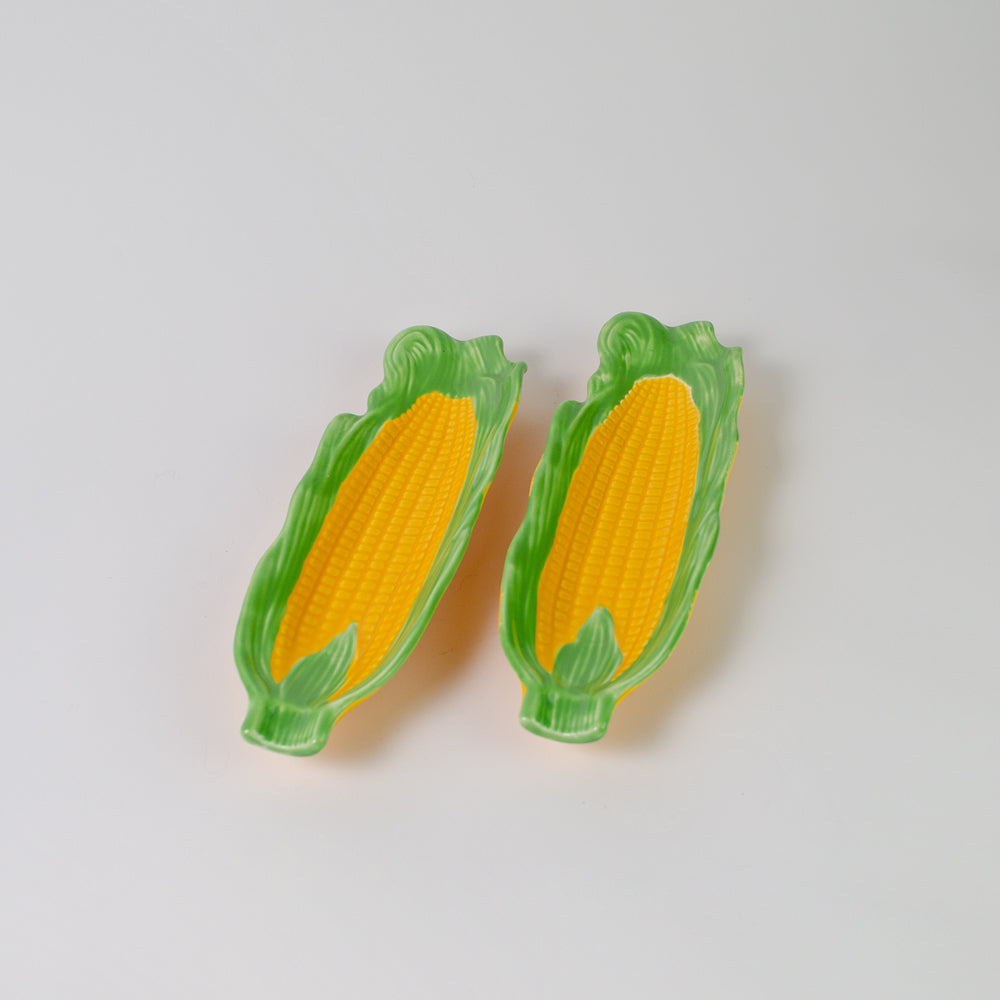 Pair of Corn Serving Plates