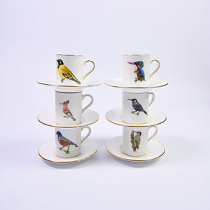 Bird Coffee Cup and Saucer Set