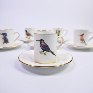 Bird Coffee Cup and Saucer Set