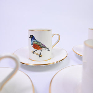 Bird Coffee Cup and Saucer Set
