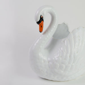 Vintage Retro Swan Vase