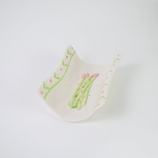 French Asparagus Serving Platter