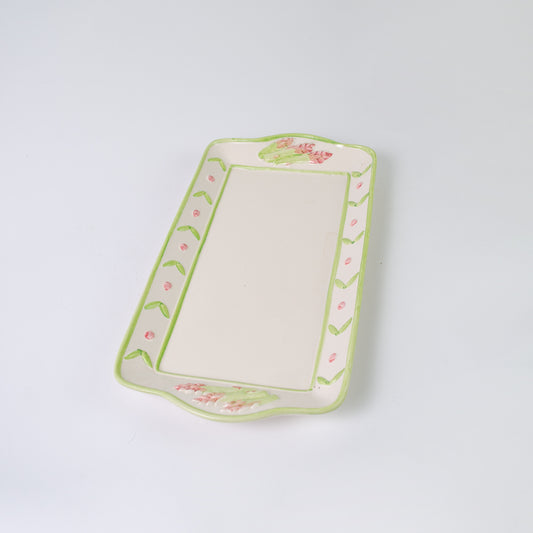 French Asparagus Serving Platter