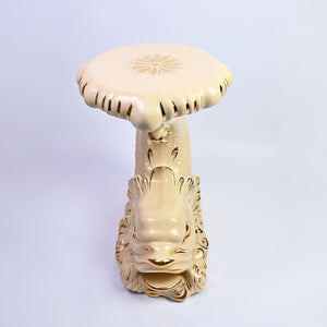 Large Clam Plant Pot and Flying Fish Stand