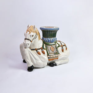 Glazed Horse Jardiniere