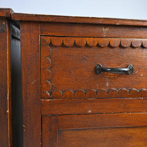 Pair of Scallop Detail Bedside Tables