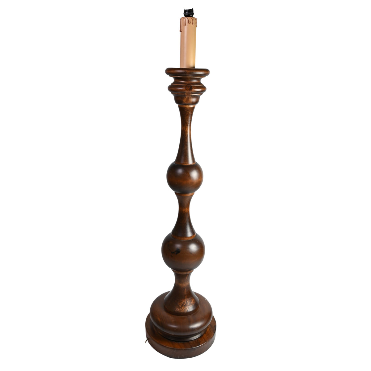 Dark Wood Floor Lamp