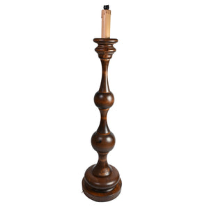 Dark Wood Floor Lamp
