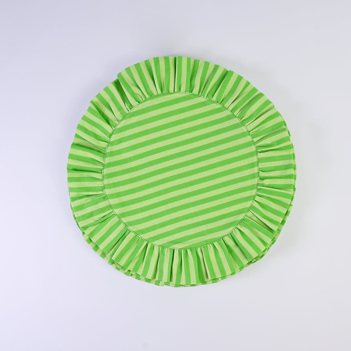 Luxury Natural Cotton Linen Striped Placemats