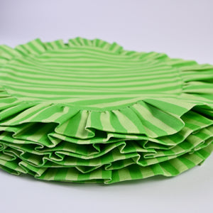 Luxury Round Striped Placemats