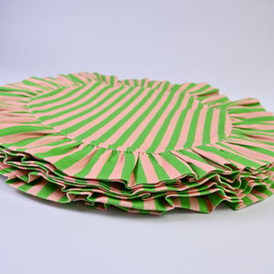 Luxury Round Striped Placemats