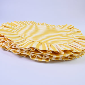 Luxury Round Striped Placemats