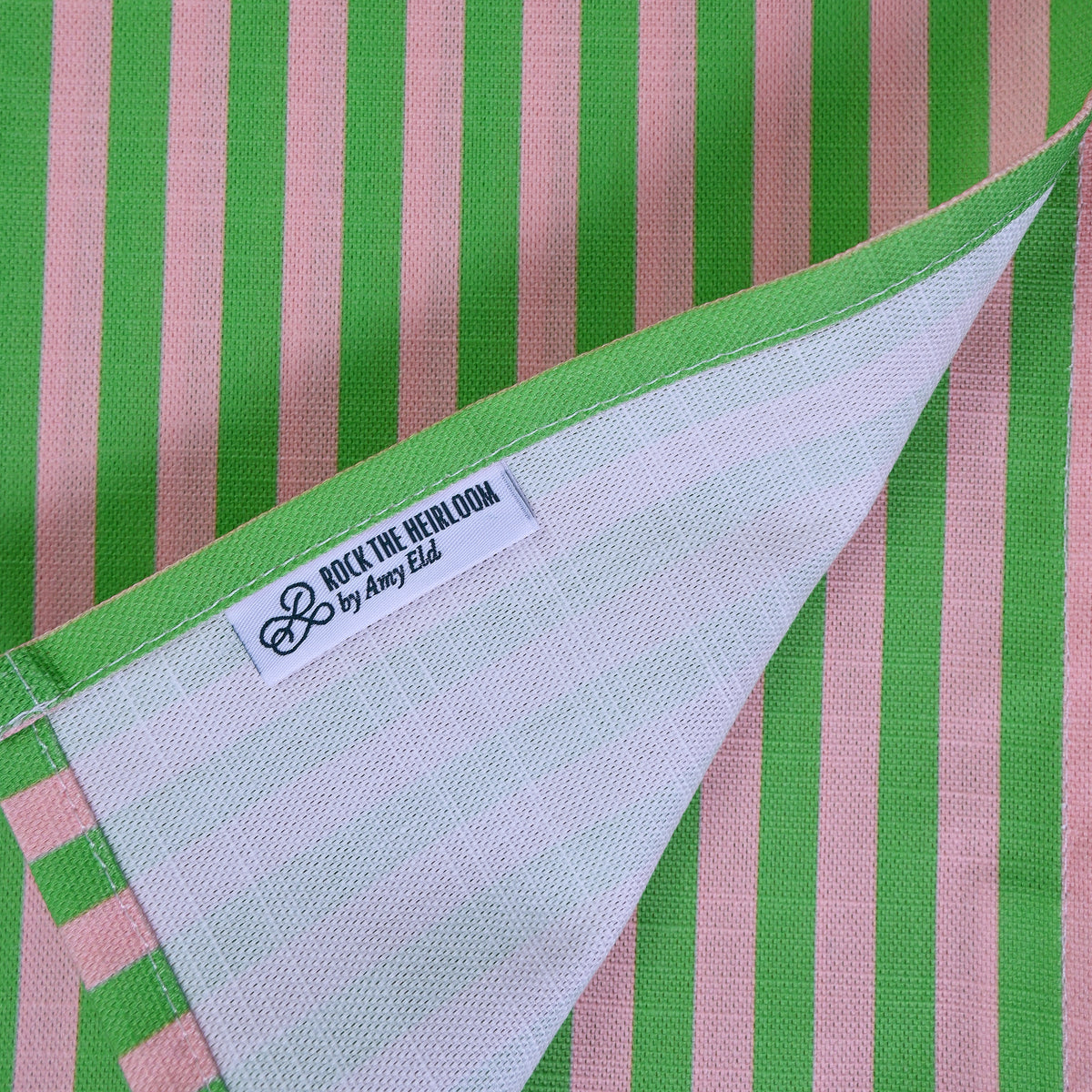 Luxury Natural Cotton Linen Striped Napkins