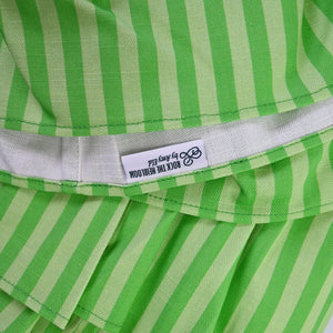 Luxury Striped Ruffled Tablecloths
