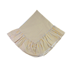 Luxury Striped Ruffled Tablecloths