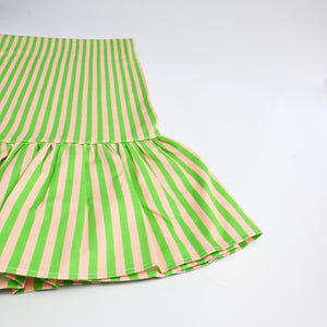 Luxury Striped Ruffled Tablecloths
