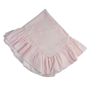 Luxury Striped Ruffled Tablecloths