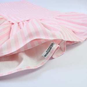 Luxury Striped Ruffled Tablecloths