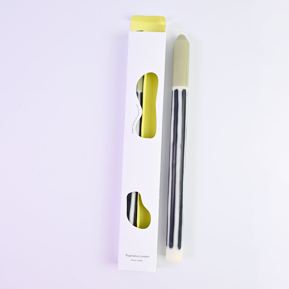 Colour Block Dinner Candle Sticks