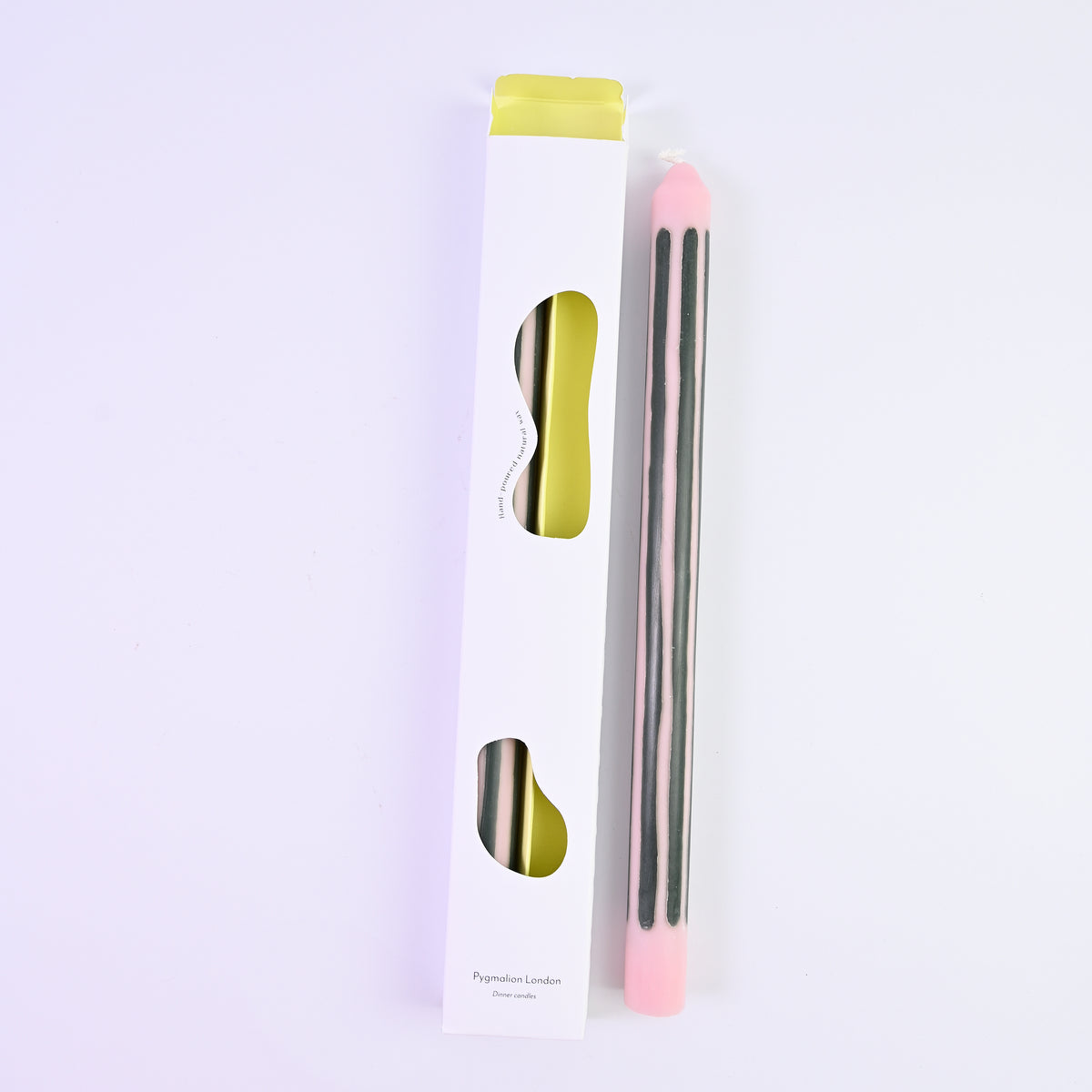 Colour Block Dinner Candle Sticks