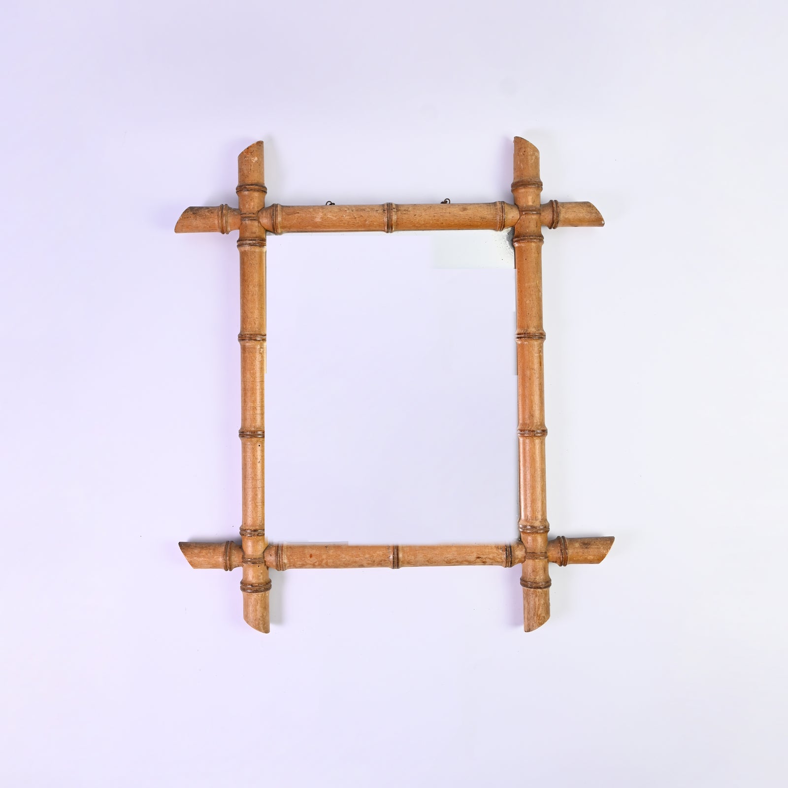 Medium Light Bamboo Mirror